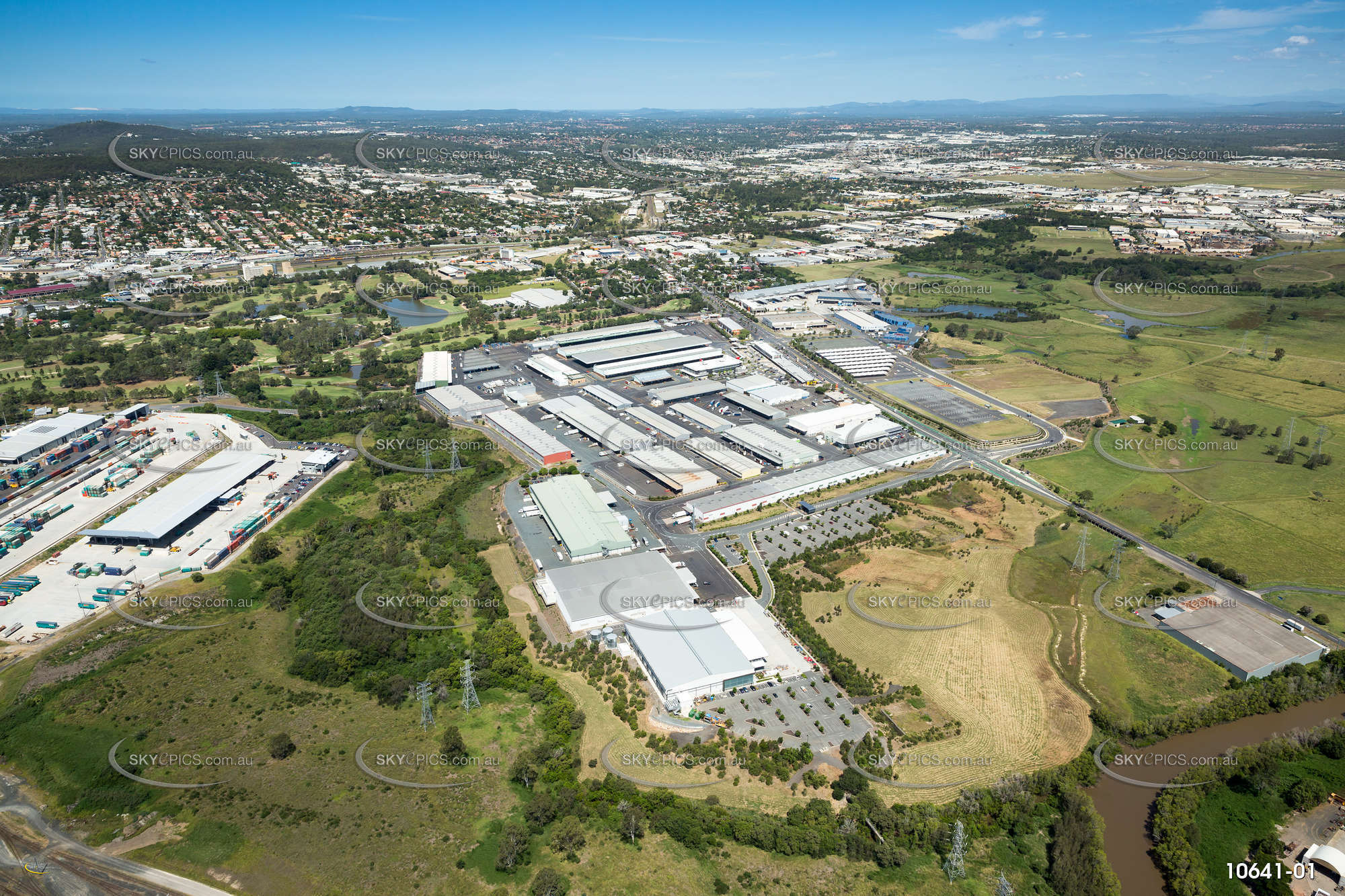 Brisbane Produce Markets Rocklea QLD Aerial Photography