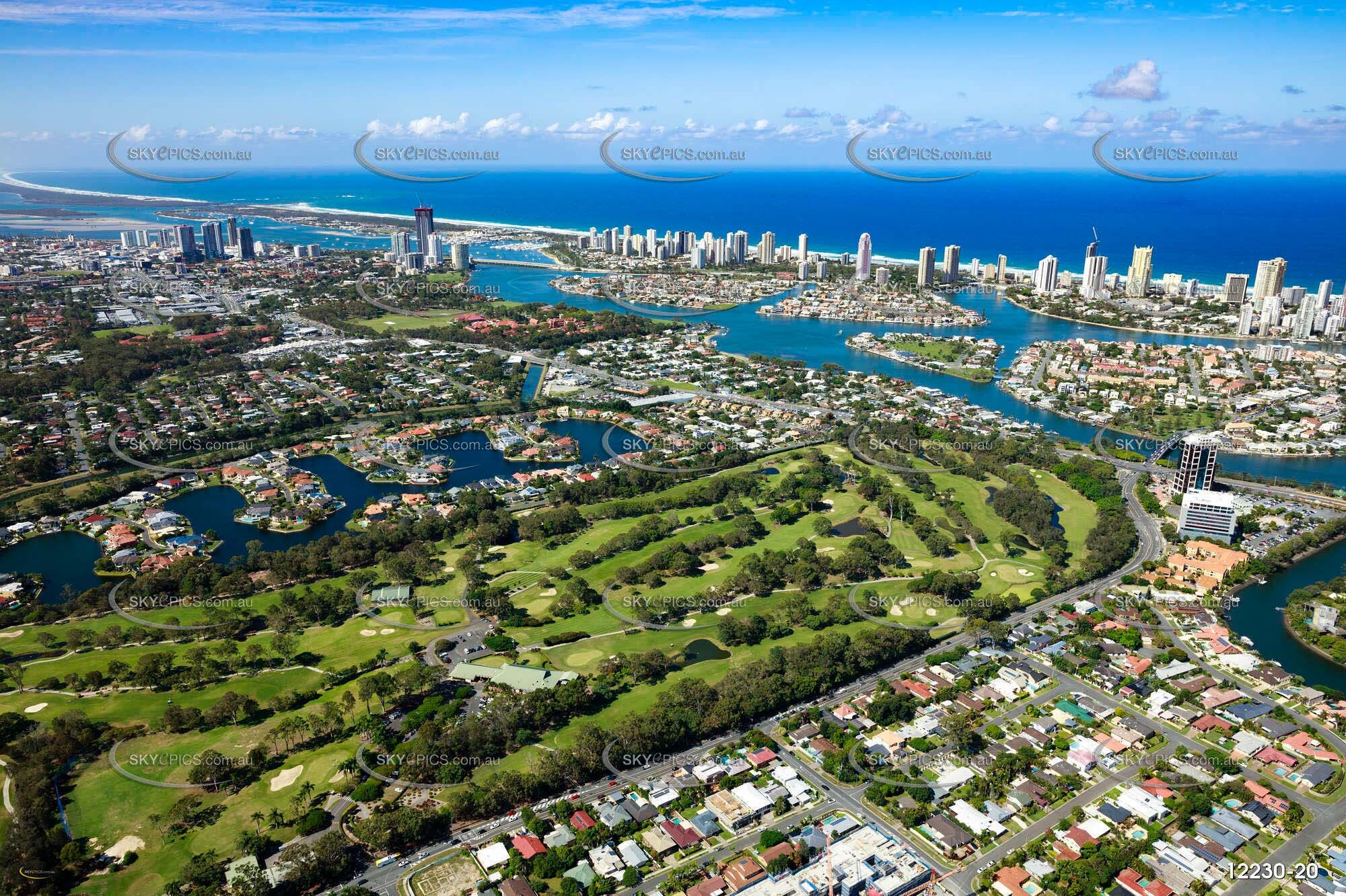 Southport Golf Club Gold Coast QLD QLD Aerial Photography