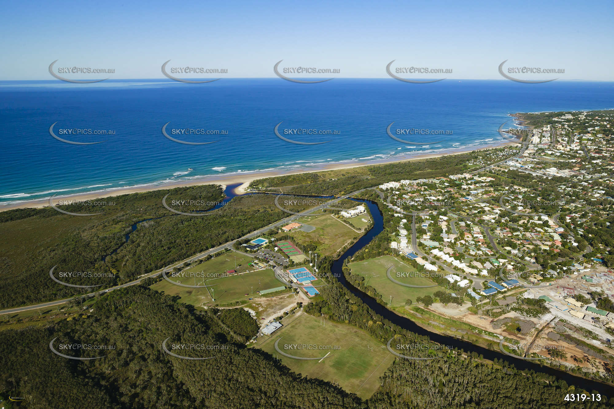 Coolum Beach Sunshine Coast 2003 Qld Aerial Photography
