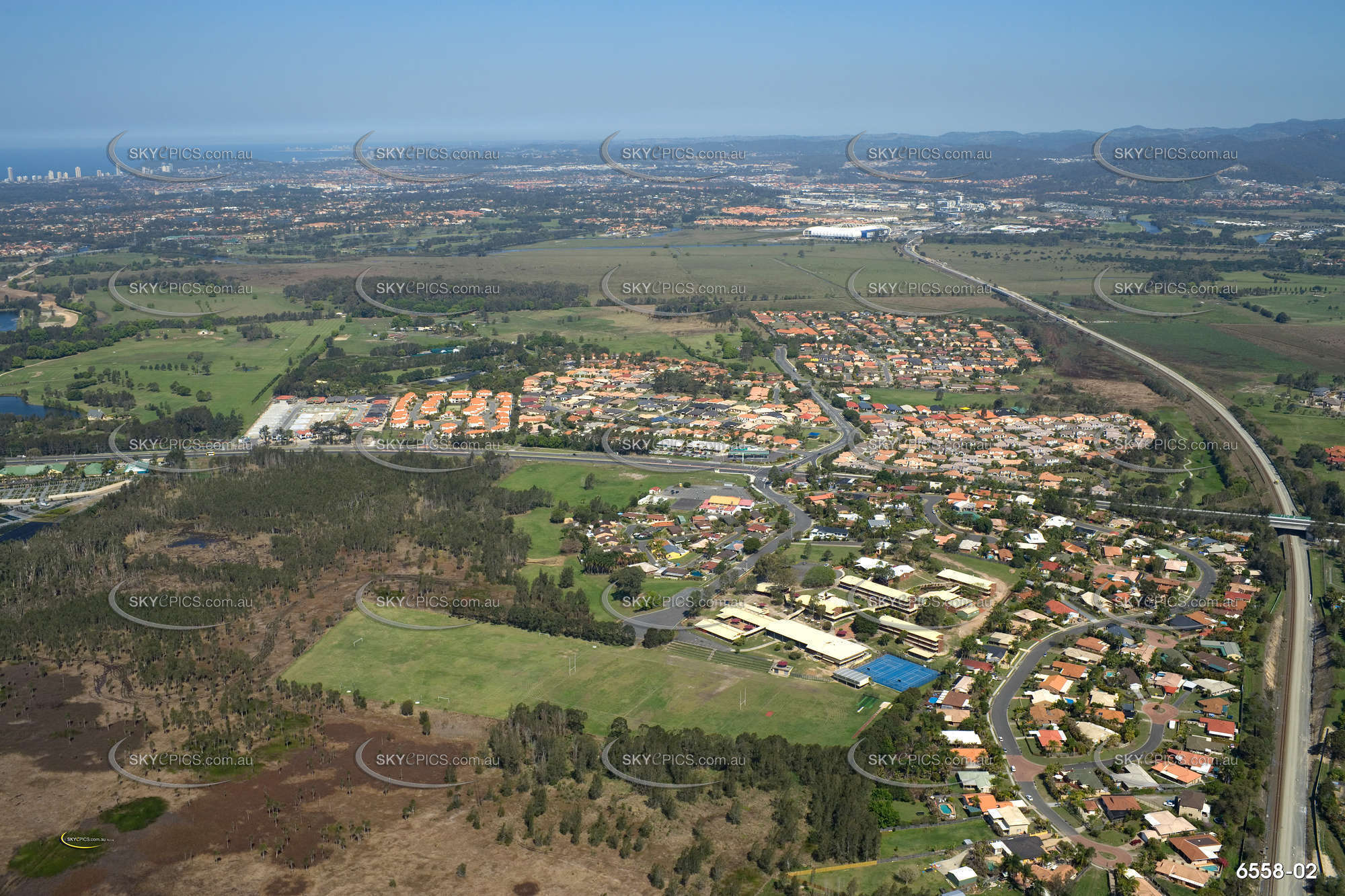 Aerial Photo Merrimac QLD Aerial Photography