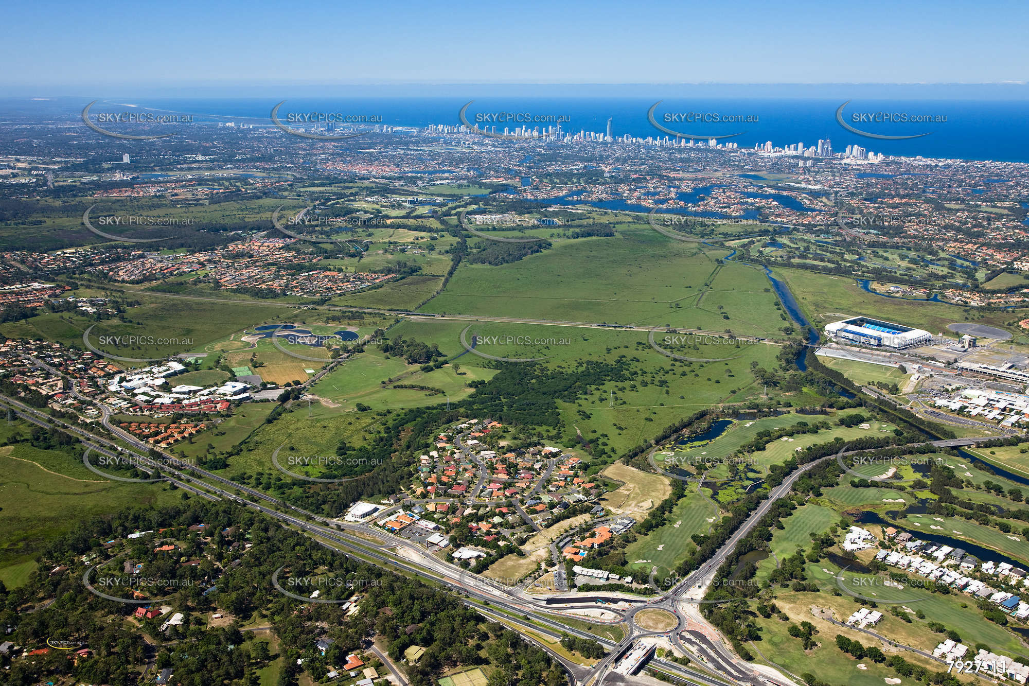 Aerial Photo Merrimac QLD Aerial Photography