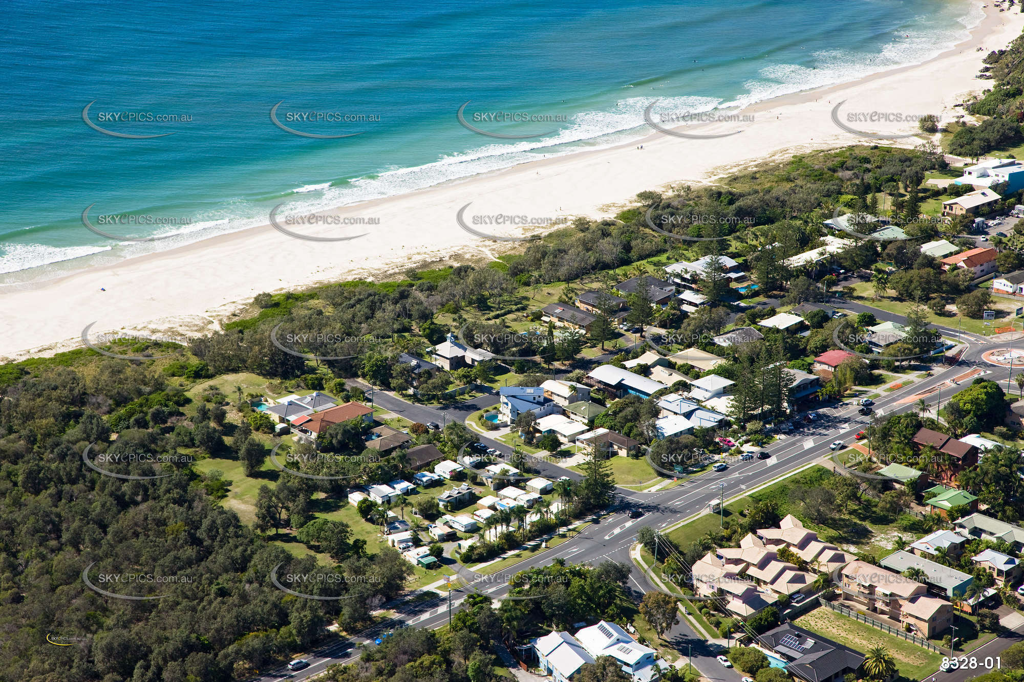 Aerial Photo Cabarita Beach / Bogangar NSW Aerial Photography