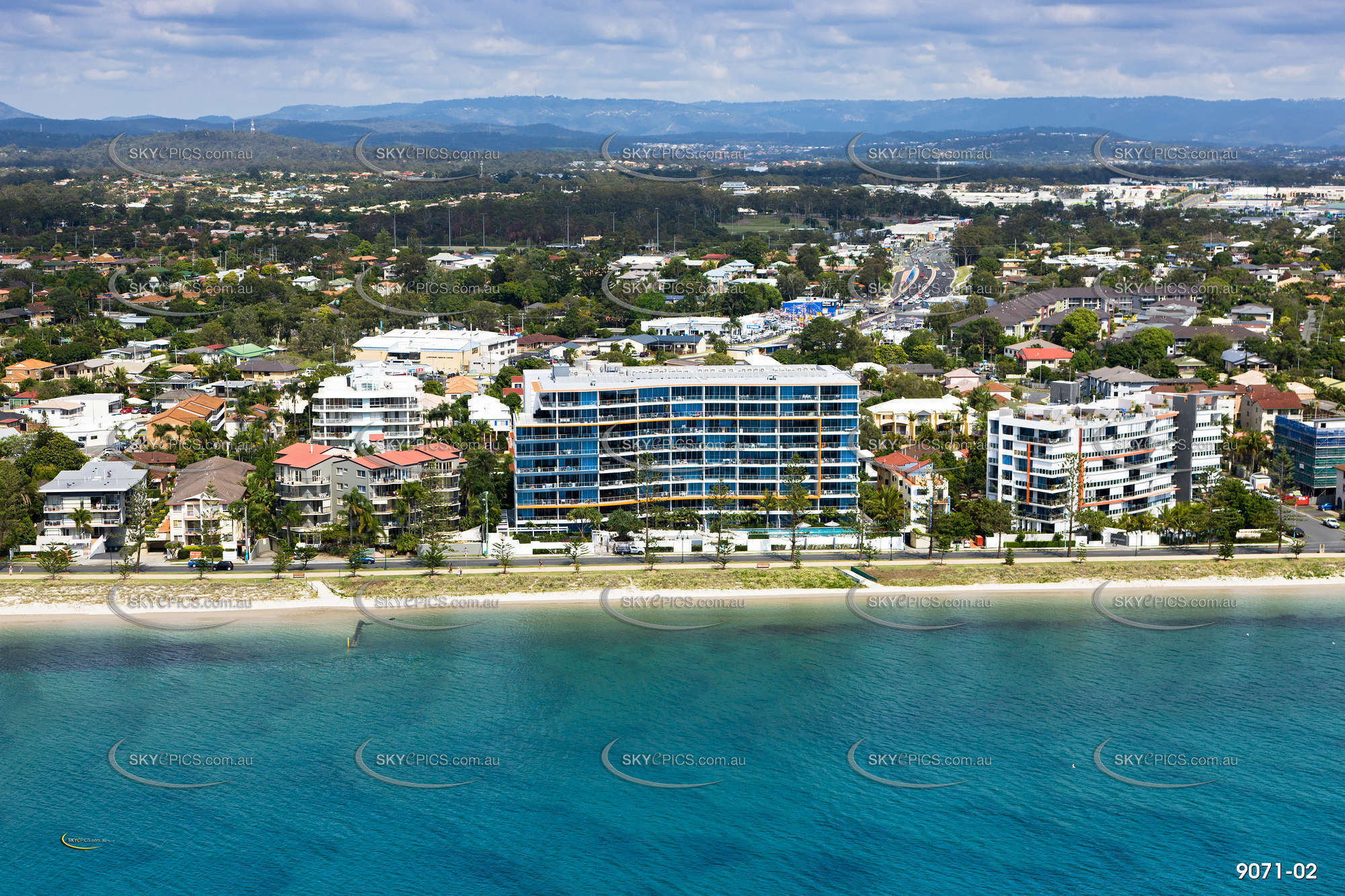 Aerial Photo Biggera Waters QLD Aerial Photography