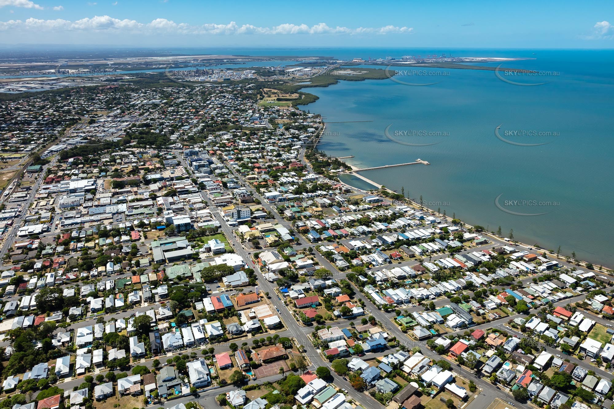 Aerial Photo Wynnum QLD Aerial Photography