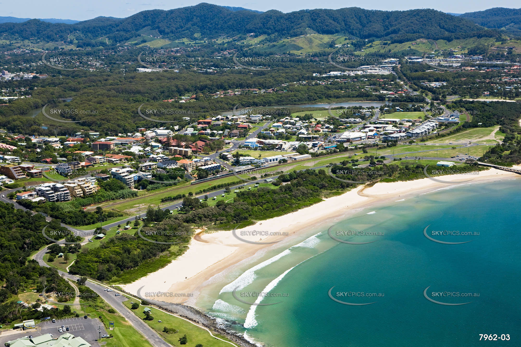 Aerial Photo Coffs Harbour Jetty NSW Aerial Photography