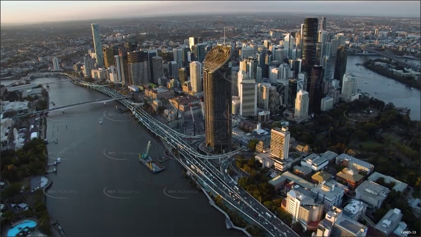 Sunset Aerial Video Brisbane City Aerial Photography