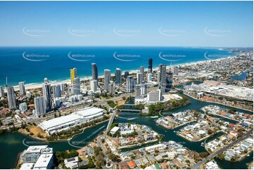 Aerial Photo Broadbeach Waters QLD Aerial Photography