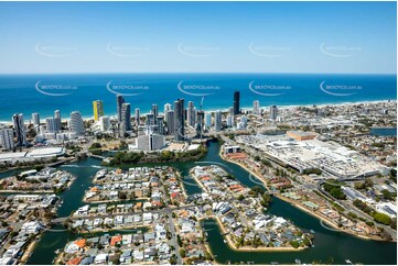 Aerial Photo Broadbeach Waters QLD Aerial Photography