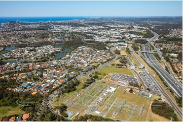 Aerial Photo Varsity Lakes QLD Aerial Photography