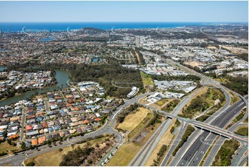 Aerial Photo Varsity Lakes QLD Aerial Photography