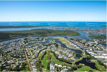 Aerial Photo Sanctuary Cove Hope Island QLD