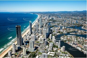 Aerial Photo Surfers Paradise QLD Aerial Photography