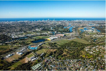 Aerial Photo Carrara QLD Aerial Photography