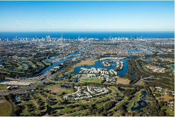 Aerial Photo Carrara QLD Aerial Photography