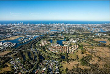 Aerial Photo Carrara QLD Aerial Photography