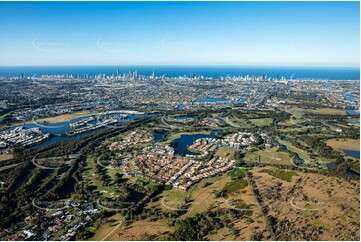 Aerial Photo Carrara QLD Aerial Photography