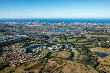 Aerial Photo Carrara QLD Aerial Photography