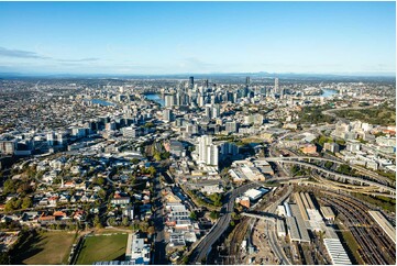 Aerial Photo Bowen Hills QLD Aerial Photography