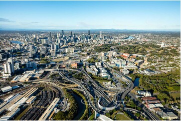 Aerial Photo Bowen Hills QLD Aerial Photography