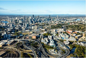 Aerial Photo Bowen Hills QLD Aerial Photography