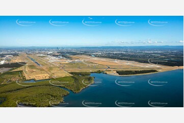 Aerial Photo Brisbane Airport QLD Aerial Photography