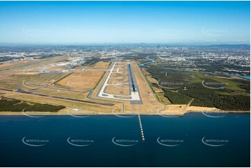 Aerial Photo Brisbane Airport QLD Aerial Photography