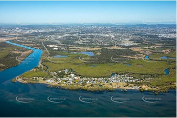 Aerial Photo Nudgee Beach QLD Aerial Photography