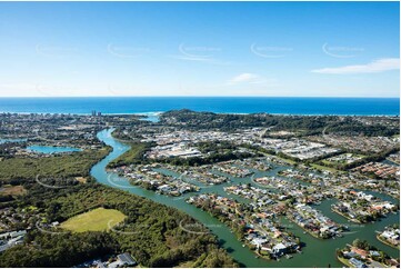 Aerial Photo Currumbin Waters QLD Aerial Photography