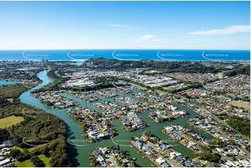 Aerial Photo Currumbin Waters QLD Aerial Photography