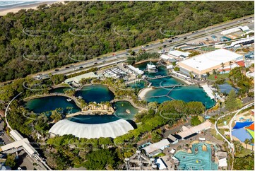 Aerial Photo of Sea World Gold Coast QLD