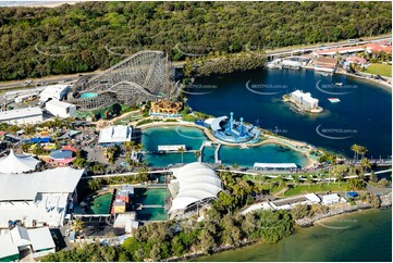 Aerial Photo of Sea World Gold Coast QLD