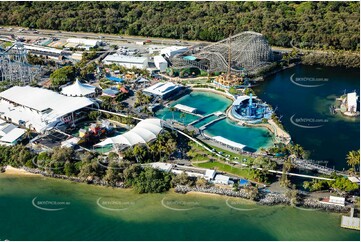 Aerial Photo of Sea World Gold Coast QLD