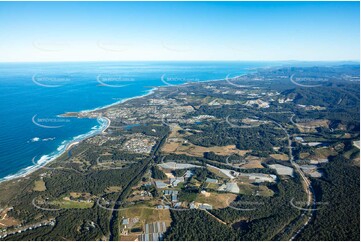 Aerial Photo Woolgoolga NSW Aerial Photography