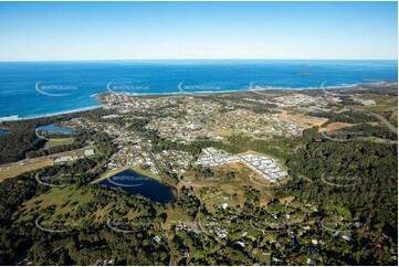 Aerial Photo Woolgoolga NSW Aerial Photography