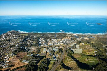 Aerial Photo Woolgoolga NSW Aerial Photography