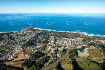 Aerial Photo Woolgoolga NSW Aerial Photography