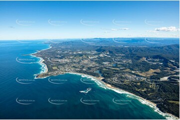 Aerial Photo Safety Beach NSW Aerial Photography