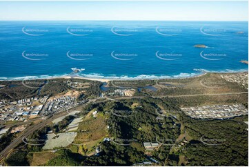 Aerial Photo Sandy Beach NSW Aerial Photography