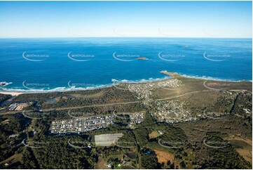 Aerial Photo Sandy Beach NSW Aerial Photography