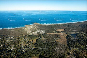 Aerial Photo Emerald Beach NSW Aerial Photography