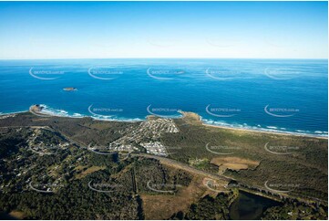 Aerial Photo Moonee Beach NSW Aerial Photography