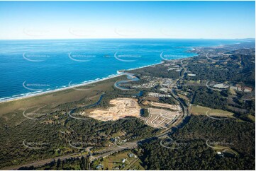 Aerial Photo Moonee Beach NSW Aerial Photography