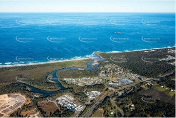 Aerial Photo Moonee Beach NSW Aerial Photography