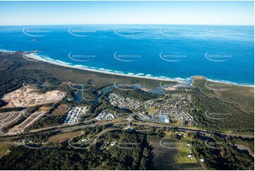 Aerial Photo Moonee Beach NSW Aerial Photography