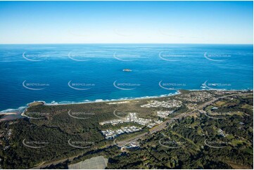 Aerial Photo Sapphire Beach NSW Aerial Photography