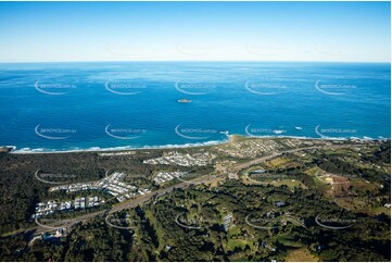 Aerial Photo Sapphire Beach NSW Aerial Photography