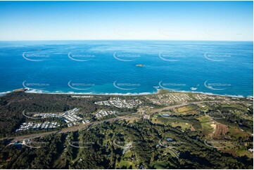 Aerial Photo Sapphire Beach NSW Aerial Photography