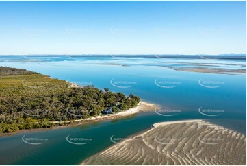 Aerial Photo Great Sandy Strait QLD Aerial Photography