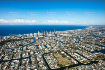 Aerial Photo Broadbeach Waters QLD Aerial Photography