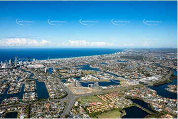 Aerial Photo Clear Island Waters QLD Aerial Photography